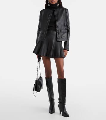 Minifalda Mila de piel | Stouls