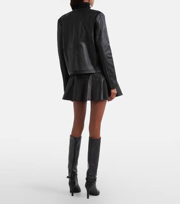 Minifalda Mila de piel | Stouls