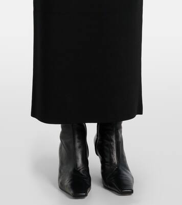 Maxikleid Kylie mit Leder | Acne Studios