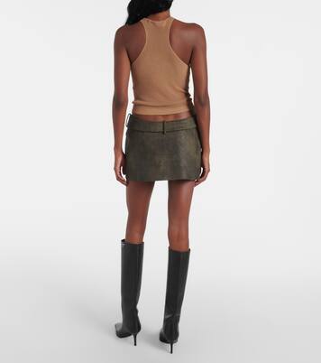 Minirock Kaya aus Lederimitat | Aya Muse