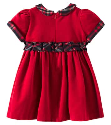 Baby - Abito in velluto e tartan | Patachou