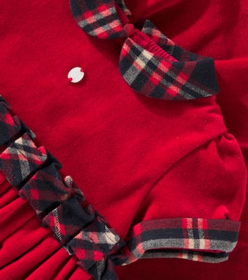 Baby - Abito in velluto e tartan | Patachou