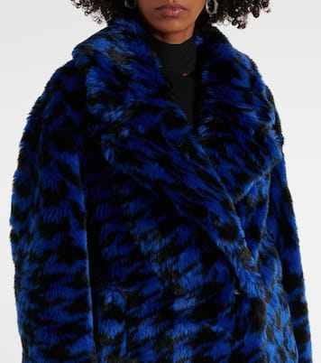 Printed faux fur coat | Diane von Furstenberg