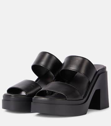 Plateausandalen Next 110 aus Leder | Clergerie