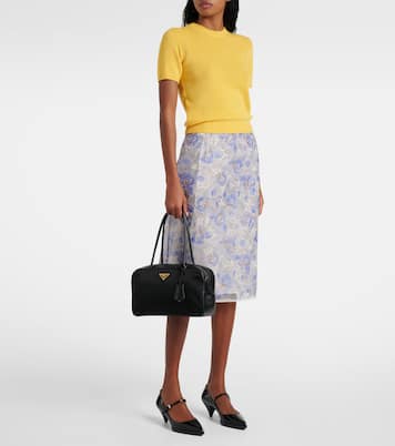 Re-nylon leather shoulder bag | Prada