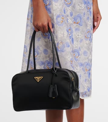 Re-nylon leather shoulder bag | Prada