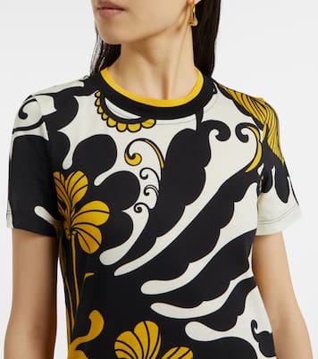 Abito midi Meditation in cotone con stampa | La DoubleJ