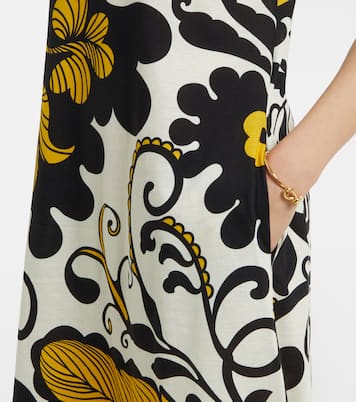 Abito midi Meditation in cotone con stampa | La DoubleJ