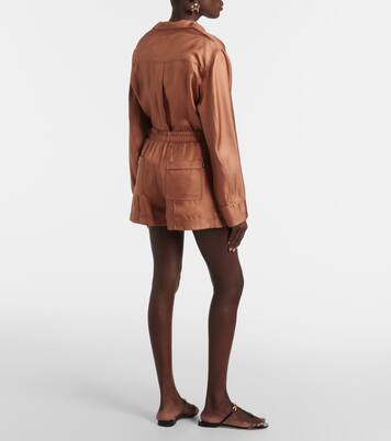Shorts aus Seiden-Twill | Tom Ford