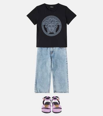 Camiseta Medusa en jersey de algodón | Versace Kids