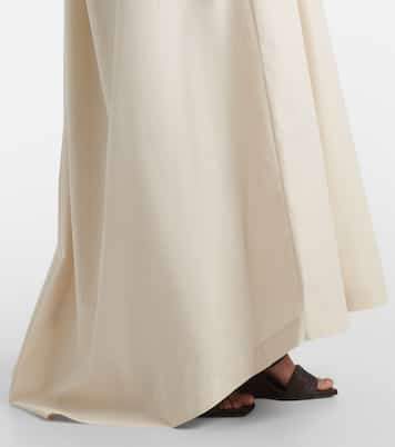 Abito lungo Chalice in popeline di cotone | Rick Owens