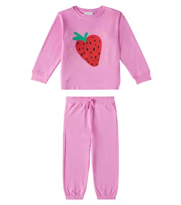 Cotton fleece tracksuit | Stella McCartney Kids