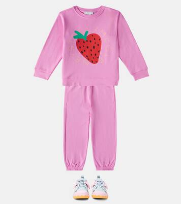 Cotton fleece tracksuit | Stella McCartney Kids