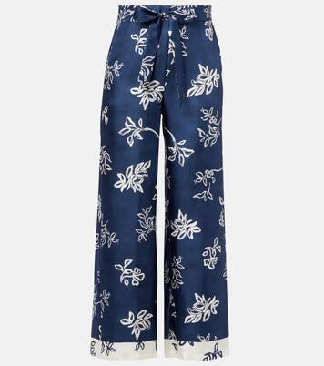Pantalon ample Cinzia à taille haute en soie | 'S Max Mara