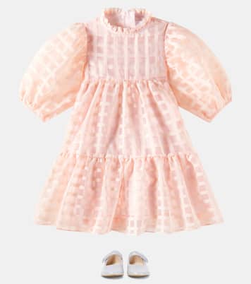 Daisy Baby metallic leather slides | Pom d'Api