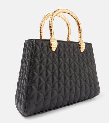 Serpentine Duo leather tote bag | Bvlgari