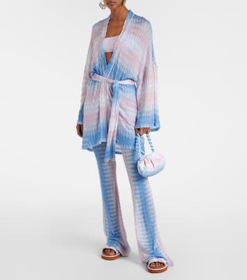 Zigzag ombré lamé shoulder bag | Missoni