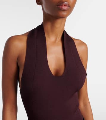 Toto knitted open-back bodysuit | Khaite