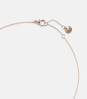 Nudo Mini 18kt rose gold (750/1000) necklace with topaz and diamonds | Pomellato