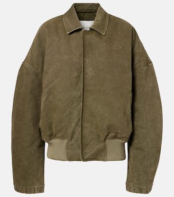 Oversized cotton bomber jacket | JW Anderson