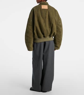 Oversized cotton bomber jacket | JW Anderson