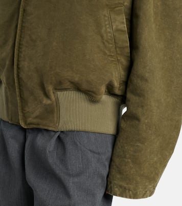 Oversized cotton bomber jacket | JW Anderson