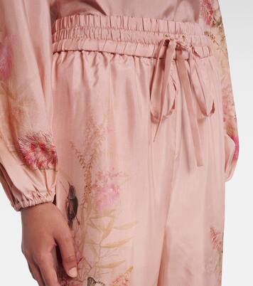 Cascadian floral silk wide-leg pants | Zimmermann