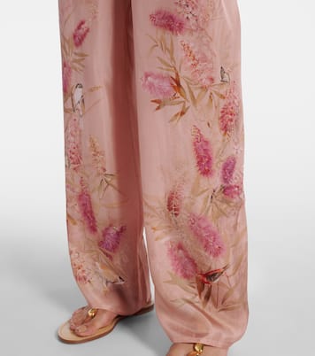 Cascadian floral silk wide-leg pants | Zimmermann