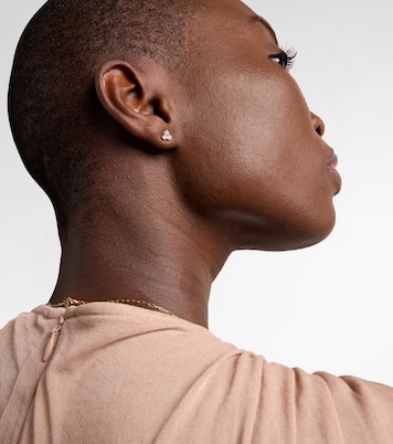 Boucles d'oreilles Trillion Medium en or 18 ct et diamants | Anita Ko