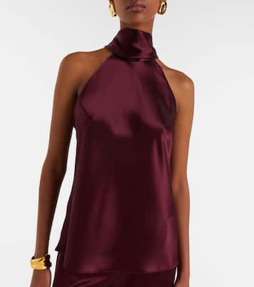 Top Sienna aus Satin | Galvan