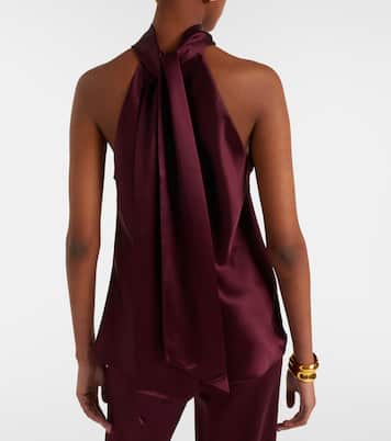 Top Sienna aus Satin | Galvan