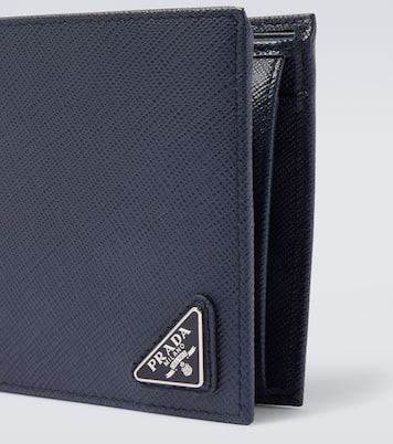 Logo leather wallet | Prada