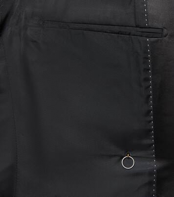 Double-breasted wool and silk suit jacket | Dries Van Noten