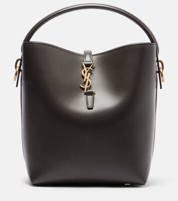 Le 37 Cassandre leather bucket bag | Saint Laurent