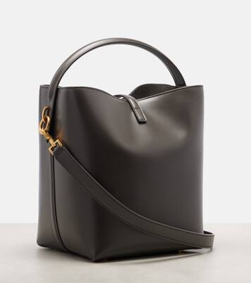 Le 37 Cassandre leather bucket bag | Saint Laurent