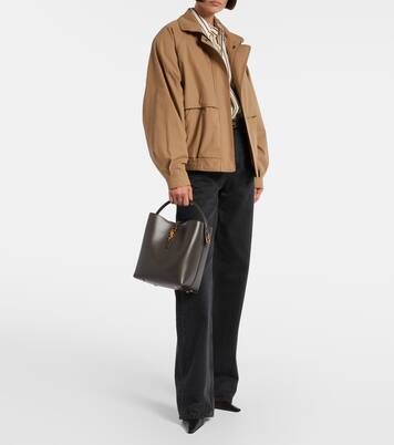 Le 37 Cassandre leather bucket bag | Saint Laurent