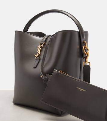 Le 37 Cassandre leather bucket bag | Saint Laurent