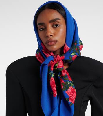 Floral wool scarf | Magda Butrym