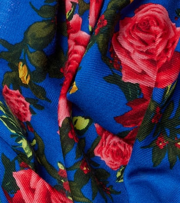 Floral wool scarf | Magda Butrym