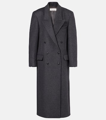Double-breasted wool-blend coat | Róhe
