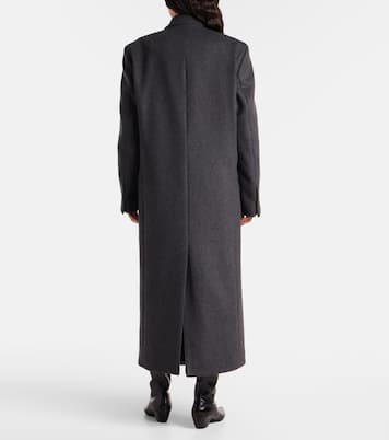 Double-breasted wool-blend coat | Róhe