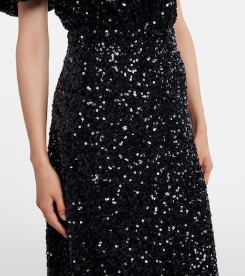 Cocktailkleid mit Pailletten | Rotate