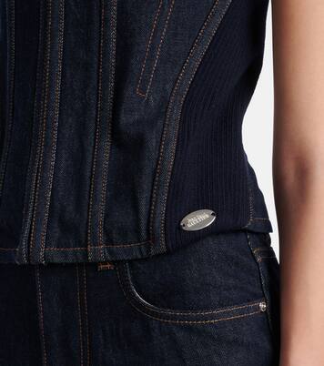 Denim corset | Jean Paul Gaultier