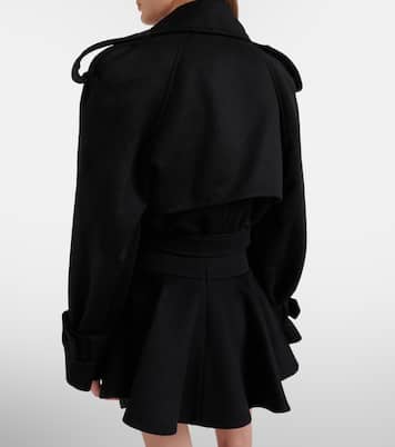 Cropped-Jacke aus Wolle | Wardrobe.NYC