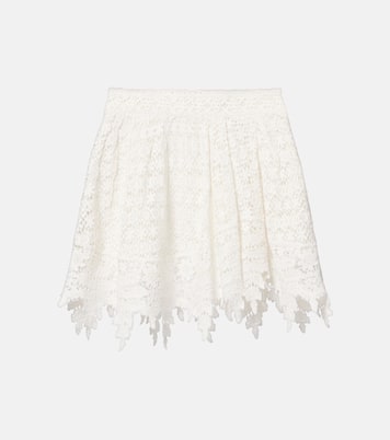 Hanta floral cotton lace miniskirt | Isabel Marant