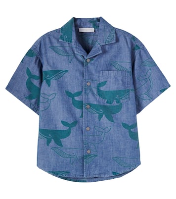 Bedrucktes Hemd aus Denim | Stella McCartney Kids