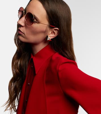 VLogo round sunglasses | Valentino