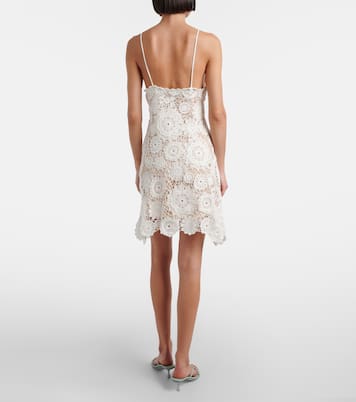 Crochet minidress | Self-Portrait