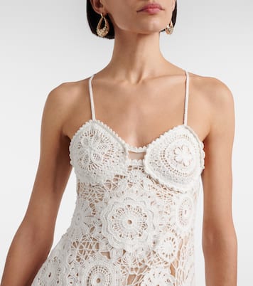 Crochet minidress | Self-Portrait