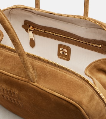 Tote Bag Beau Large aus Veloursleder | Miu Miu